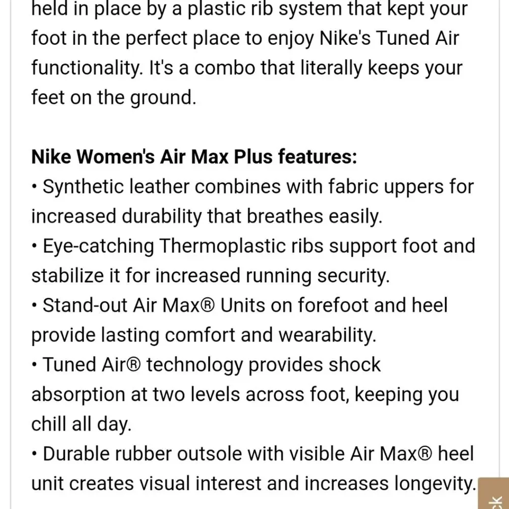 NIB Nike Air Max Plus Premium 